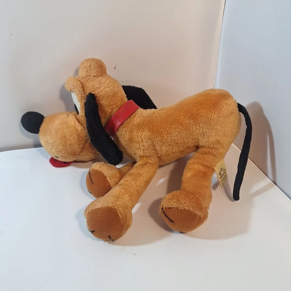 VINTAGE 1984 PLUTO DOG PLUSH DOLL‎ APPLAUSE Walt Disney Mickey Stuffed Animal
